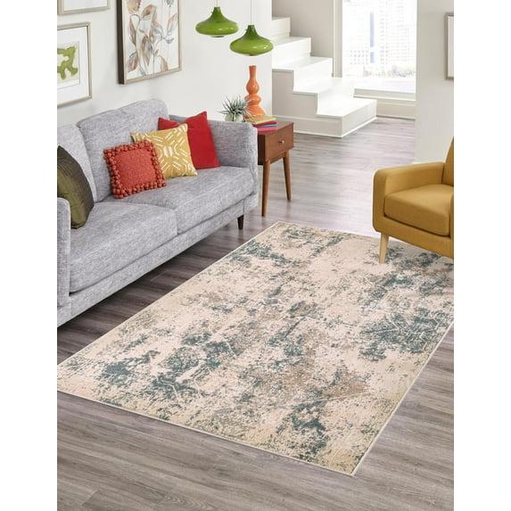 Unique Loom 8' 0 x 10' 0 Beige Tuareg Arid Area Rug