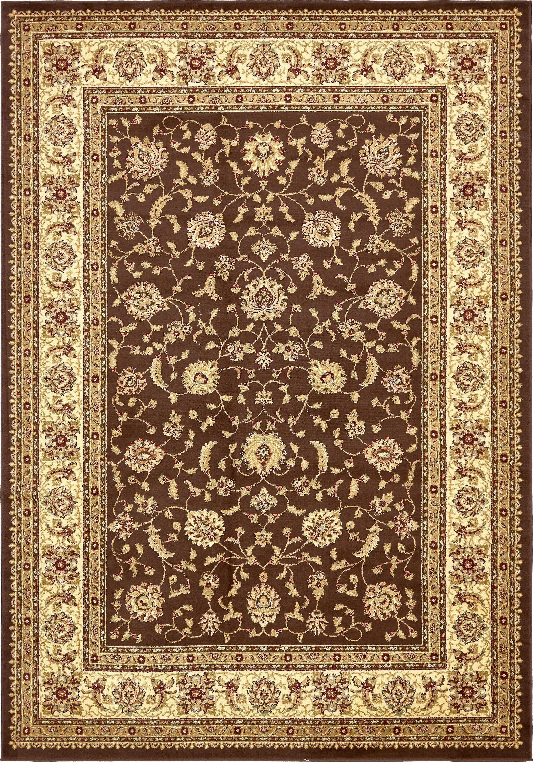 Unique Loom Voyage Collection Area Rug - St. Louis (7' 10" x 11' Rectangle Brown/Green)