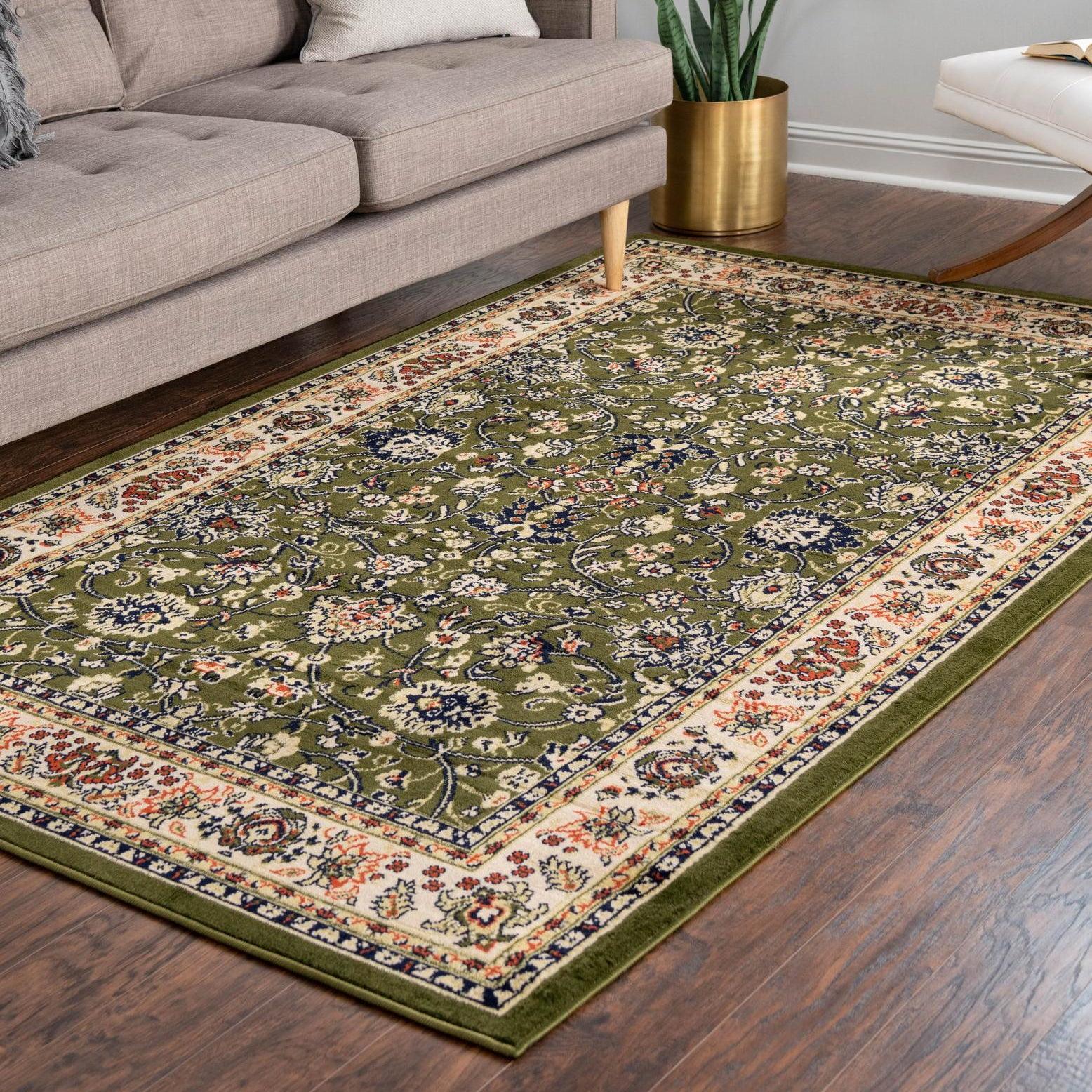 Unique Loom Sialk Hill Washington Floral Indoor Woven Area Rug