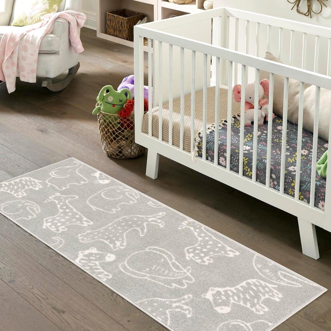 Whimsy Safari Animals Kid Rug