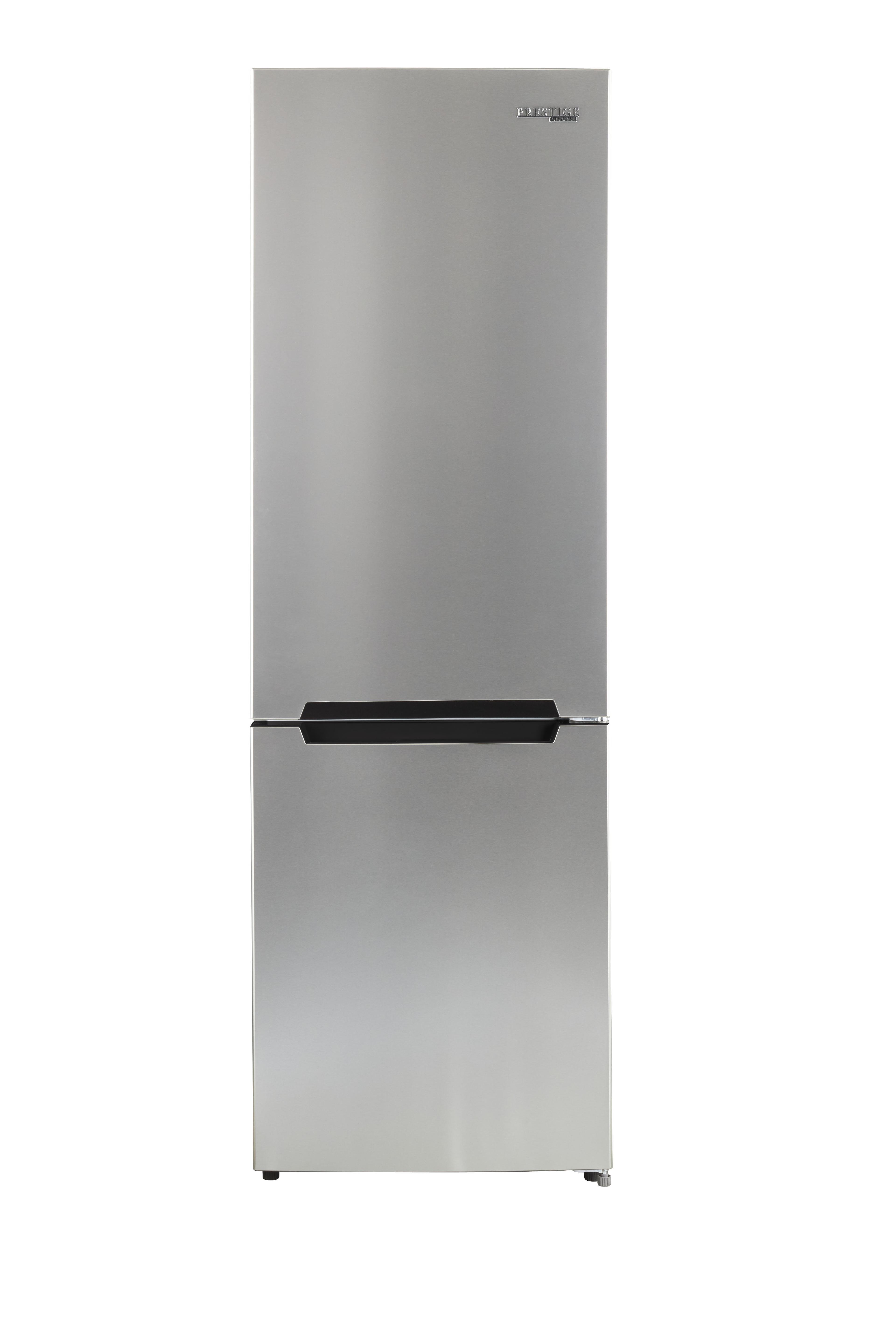 Unique Prestige 21.6" Frost Free 11.7 cu/ft Freestanding Bottom Freezer Refrigerator in Stainless Steel, ENERGY STAR Certified