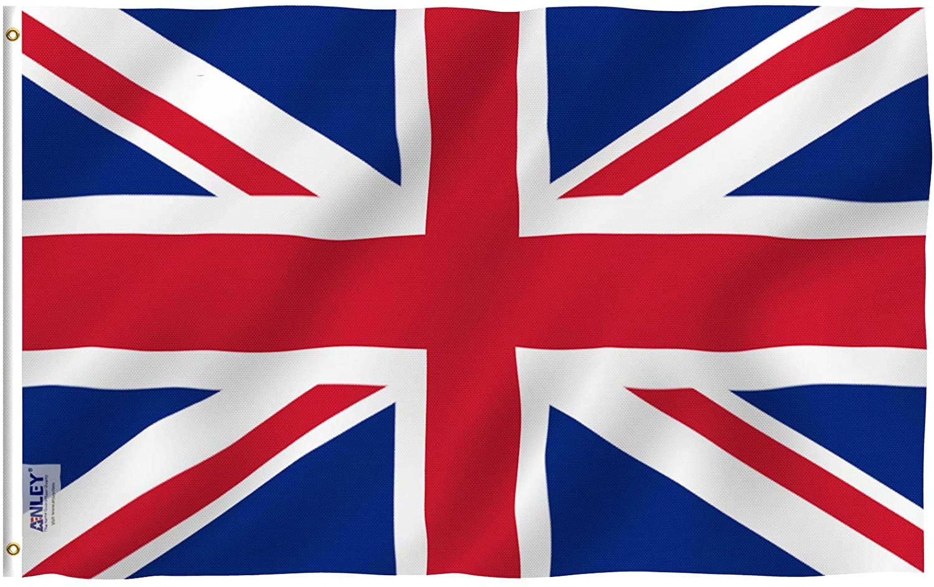 United Kingdom 3x5 Foot Polyester Flag with Brass Grommets