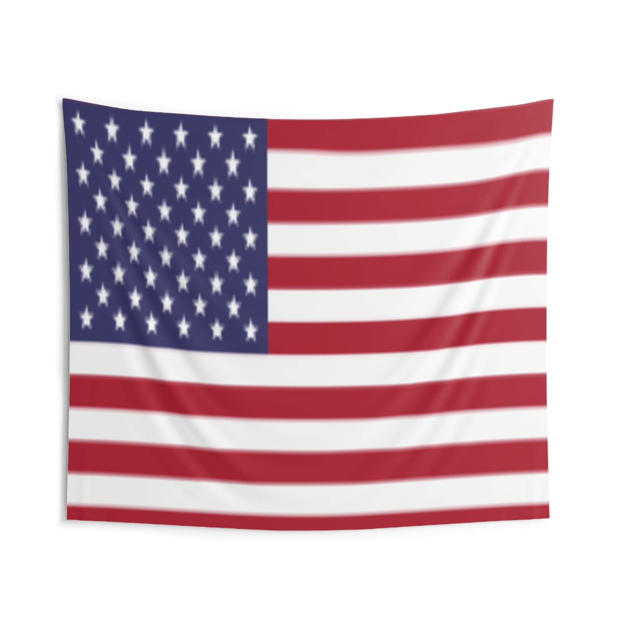 American Flag Polyester Wall Tapestry 60" x 50"