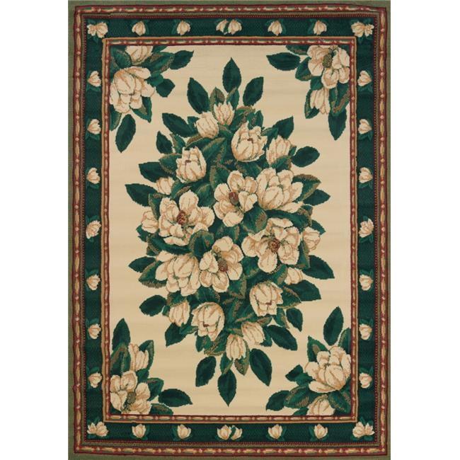 United Weavers Brunswick Eloise Traditional Floral Area Rug, Cream, 5'3" x 7'6"
