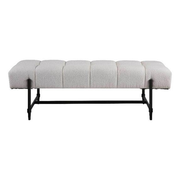 Universal Furniture Serene Polyester Blend Upholstered Bench
