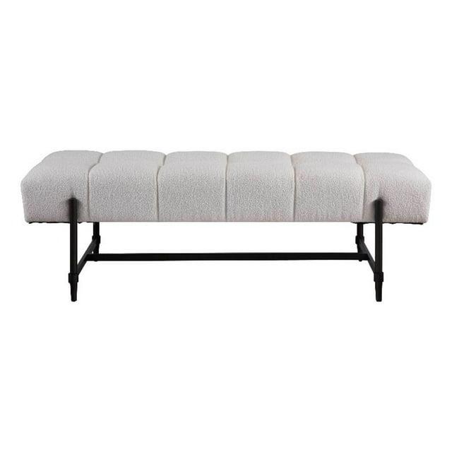 Universal Furniture Serene Polyester Blend Upholstered Bench