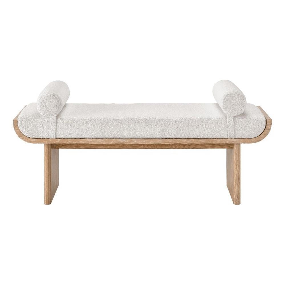 Universal Furniture Modern Nomad Sischo Bench in Tan Tech Oak