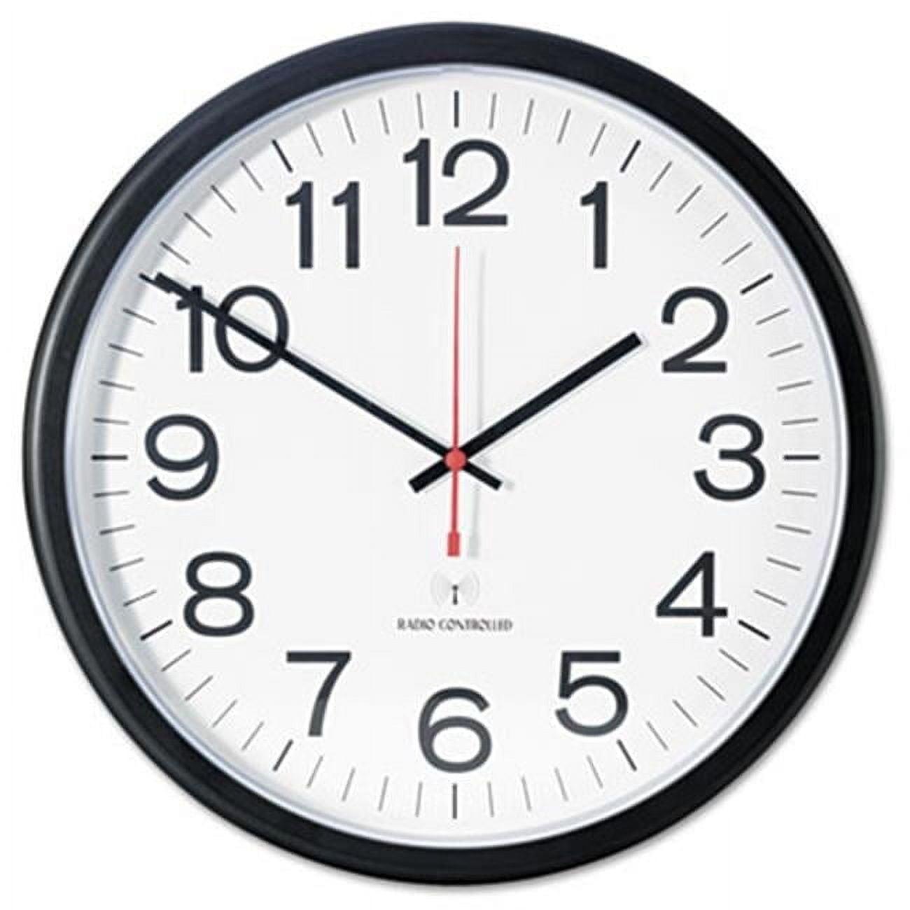UNIVERSAL Indoor/Outdoor Clock 13 1/2" Black 11381