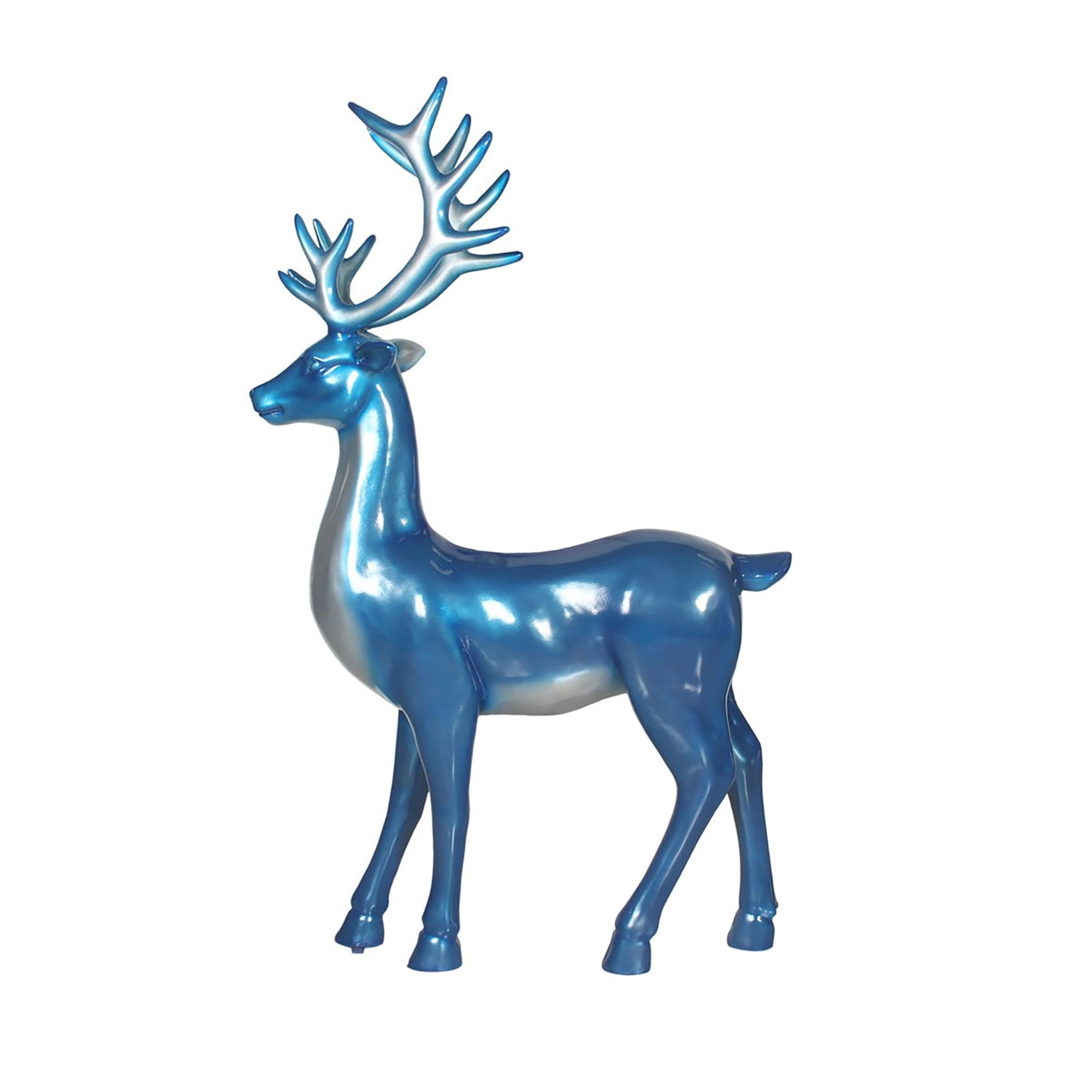 Universal Statues Standing Reindeer Commercial Fiberglass Outdoor Christmas Decoration - 70"