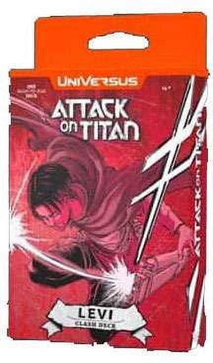 Universus Attack On Titan Battle For Humanity CCG Clash Deck - LEVI [61-Card Ready-To-Play Deck]