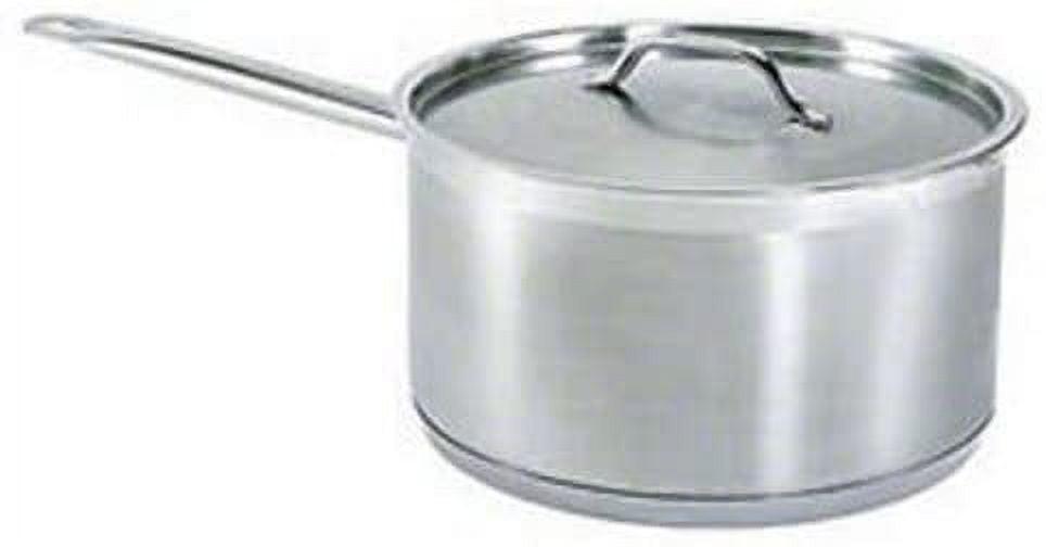 3.5 Quart Stainless Steel Induction-Ready Sauce Pan with Lid