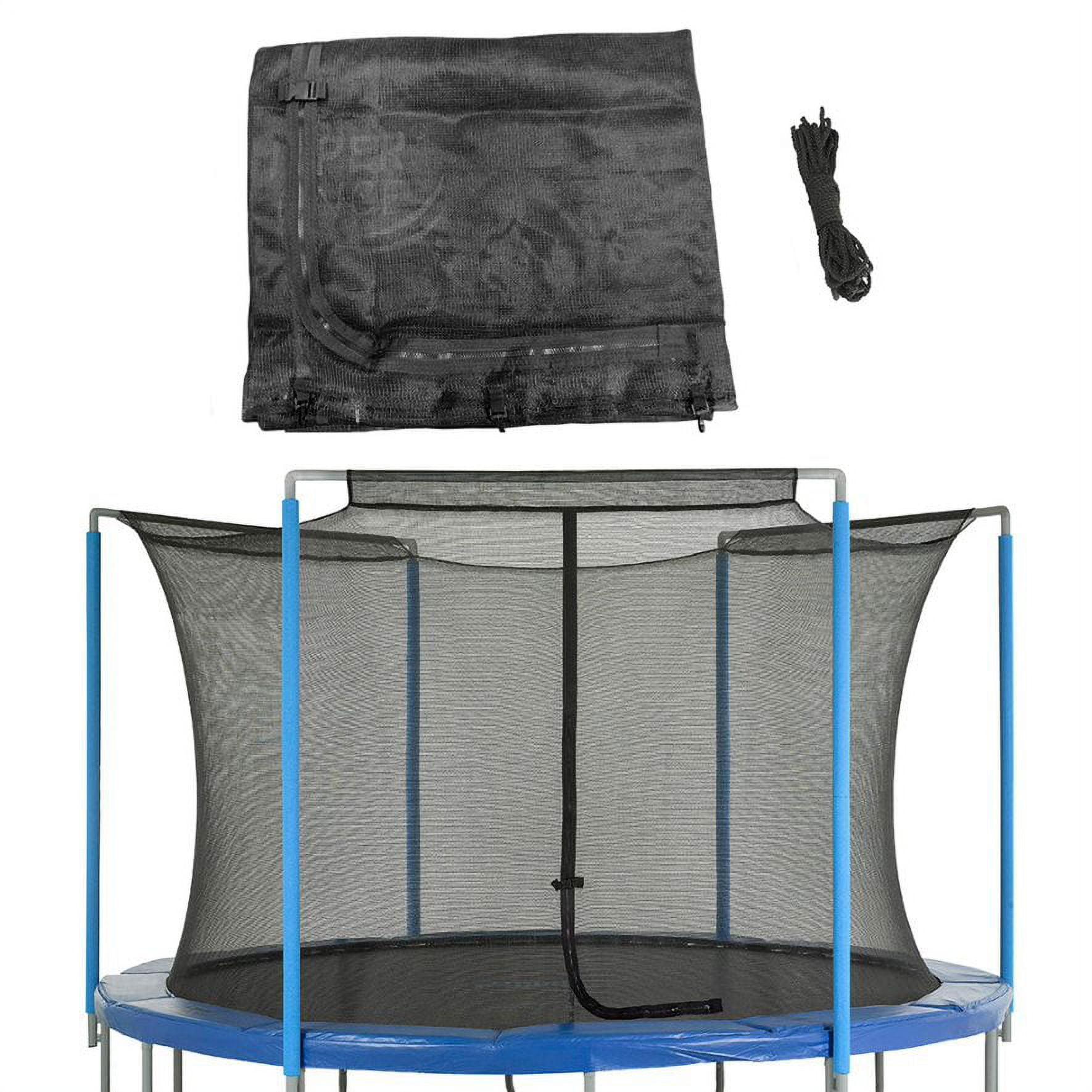 Machrus Upper Bounce Trampoline Net Fits 14 ft Round Frames using 3 Arches-Installs Inside of Frame