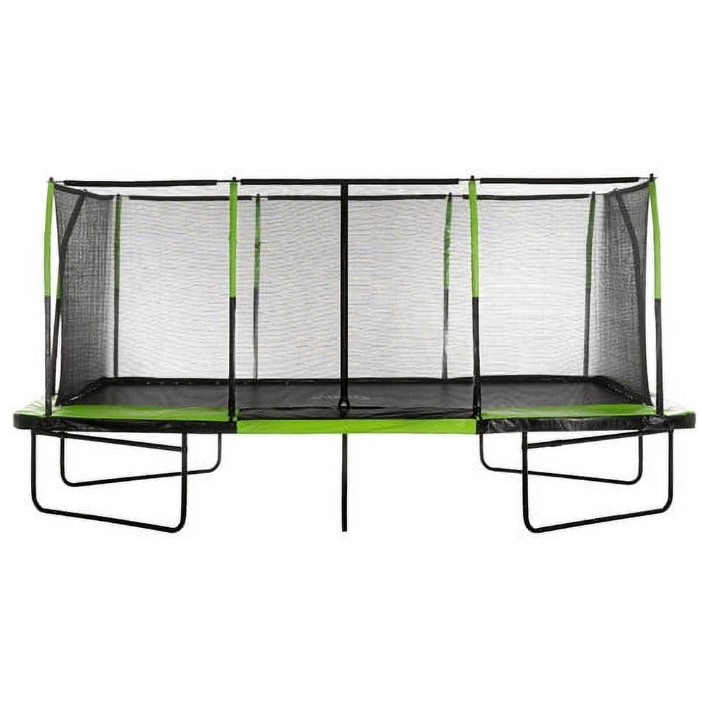 Upper Bounce Machrus Upper Bounce - Mega 10' X 17' Gymnastics Style, Rectangular Trampoline - Green/Black