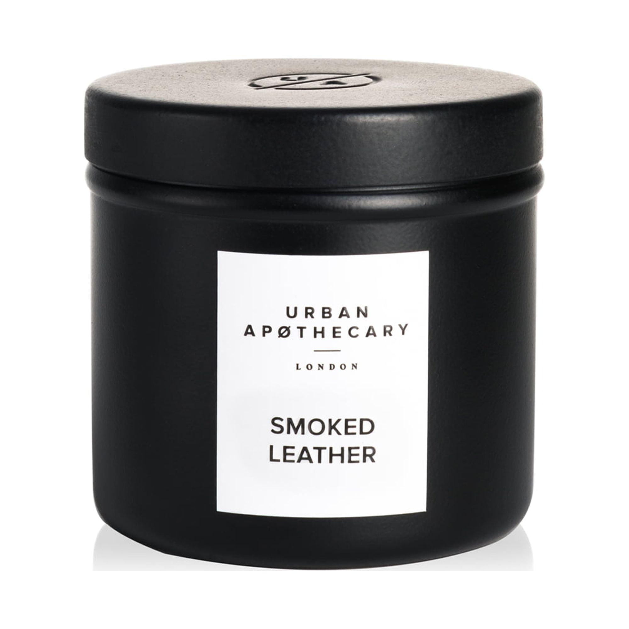 Urban Apothecary Smoked Leather Soy Scented Candle 6.2 Oz