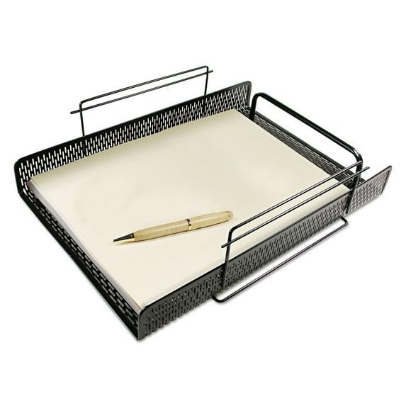 Artistic Urban Collection Punched Metal Letter Tray 8.5" x 11", Black (ART20002)