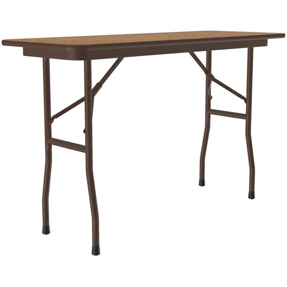 UrbanPro Medium Oak and Wishbone Folding Table with Steel Legs