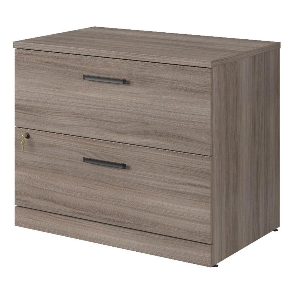 Hudson Elm 2-Drawer Lockable Lateral File Cabinet