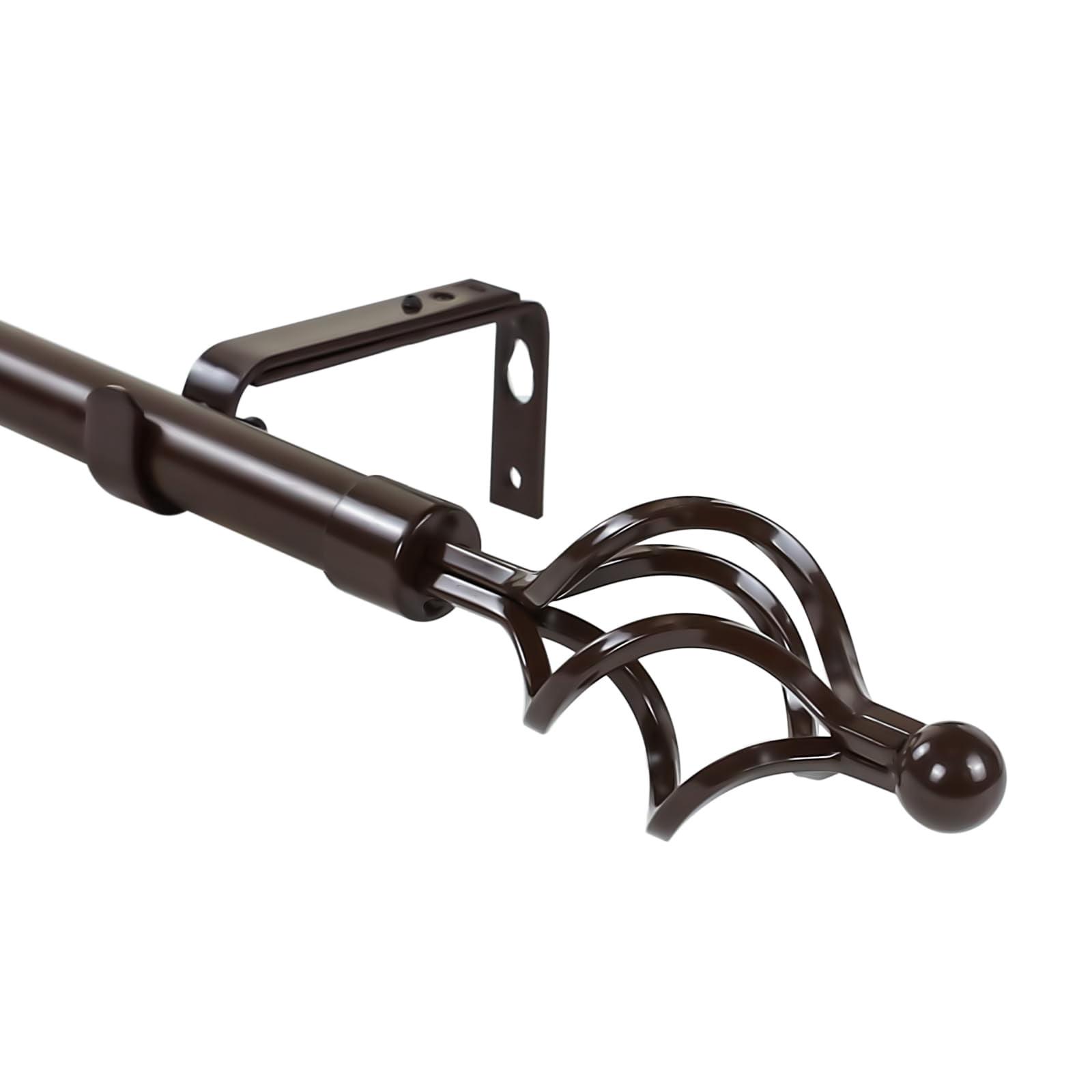 Urbanest Birdcage Single Curtain Rod and Hardware Set