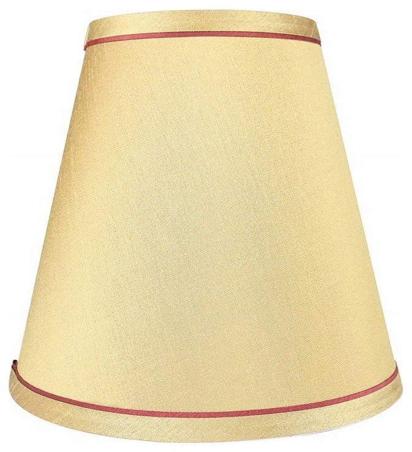Urbanest Faux Silk Empire Lamp Shade 5x9x8.5", Gold