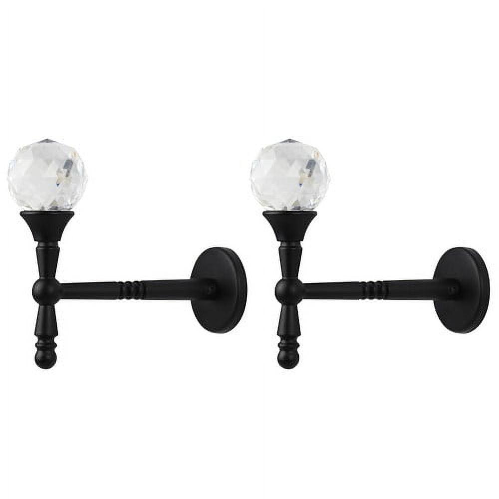 House of Hampton® Steele Crystal Curtain Holdback (Set of 2)