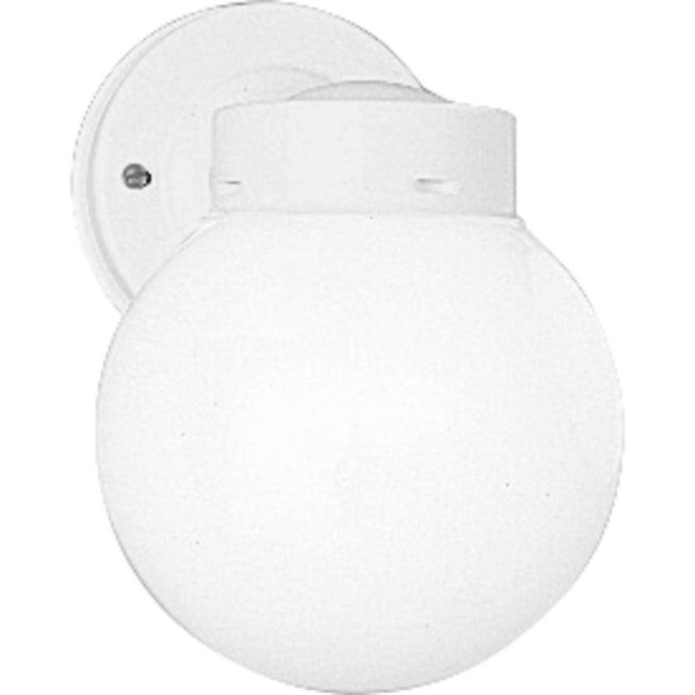 Progress Lighting P5604 Signature 1 Light 9" Tall Outdoor Wall Sconce - White