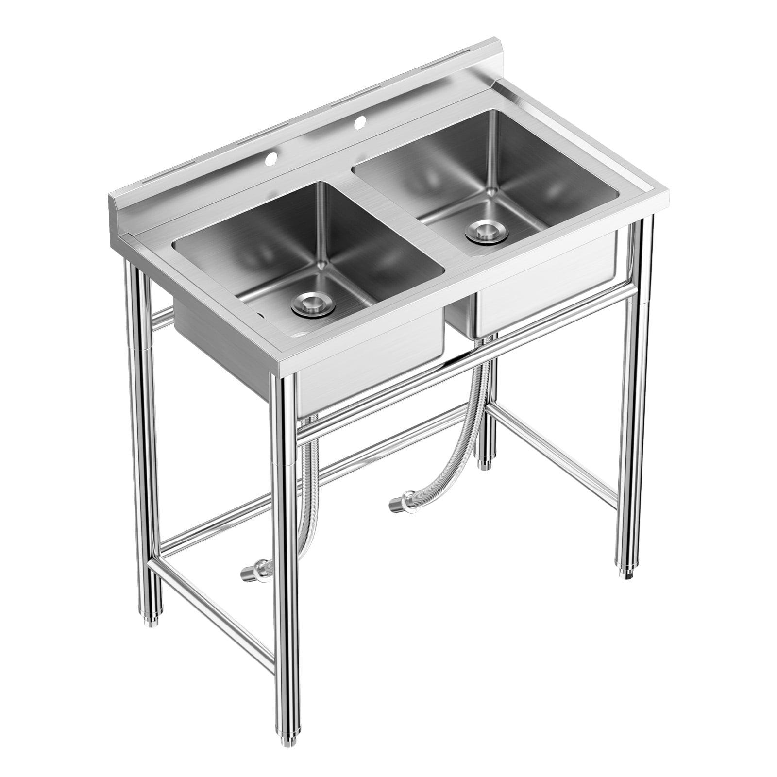 36" L x 21" W Freestanding Service Sink