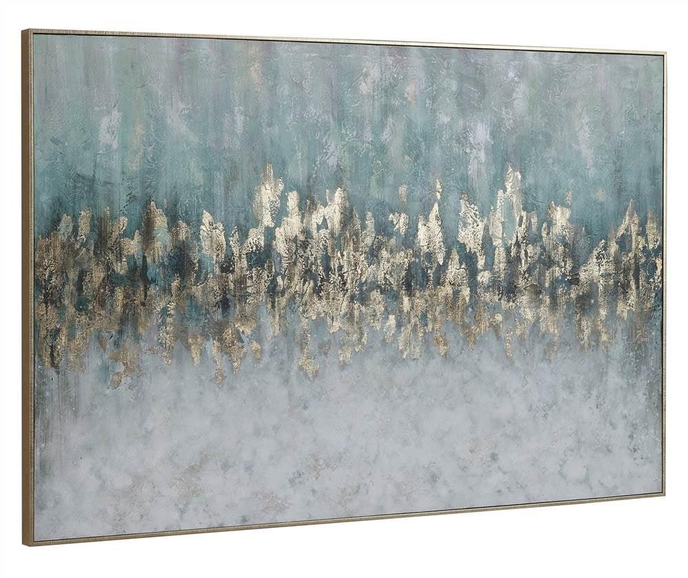 Uttermost Floater " NA By NA - Floater Frame Painting On Canvas " Painting Print