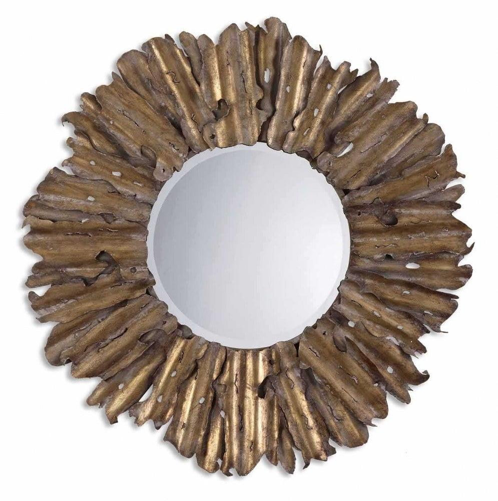 Uttermost Elegans Round 43" Wide Wall Mirror