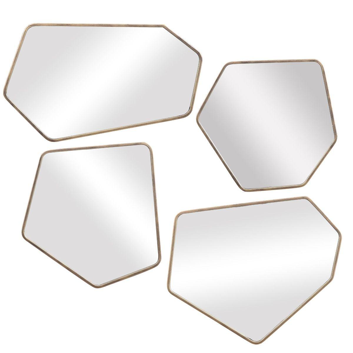 Kirby Mirrors (Set of 4) - Gold