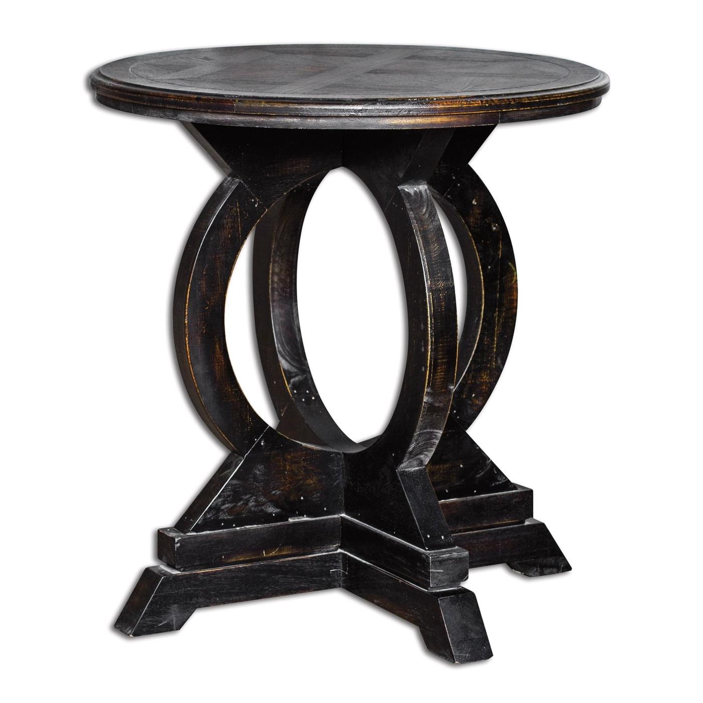 Maji Solid Wood Top End Table