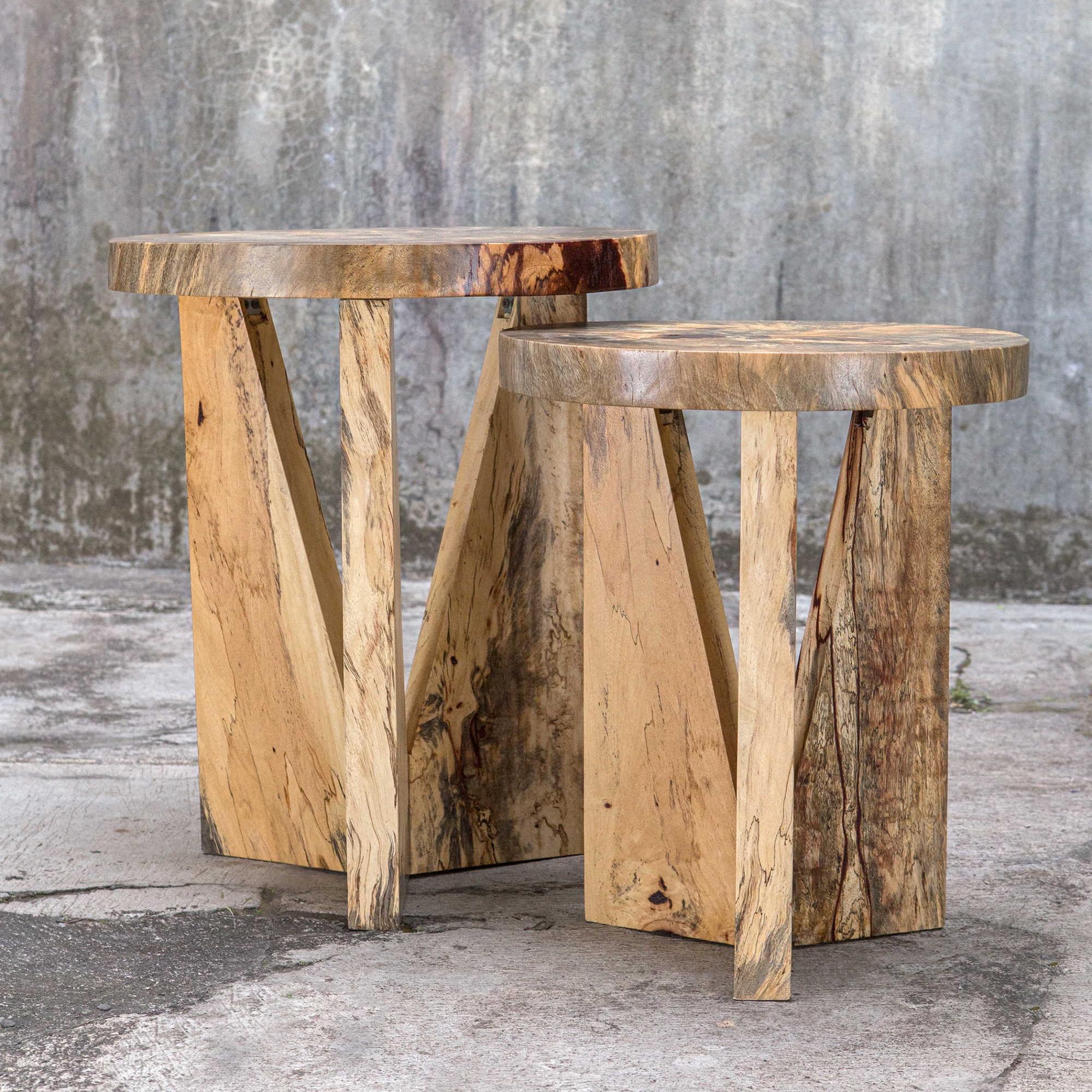Nadet Solid Wood Nesting Tables