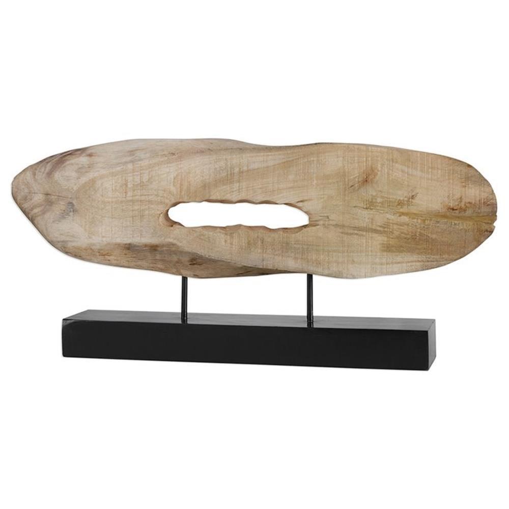 Uttermost Paol 28 3/4" Wide Natural Wood Log Sculpture