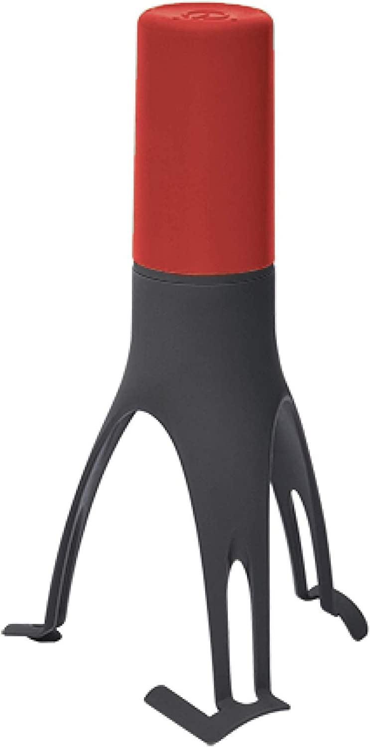 Red and Gray Automatic Pan Stirrer with LED Speed Indicator