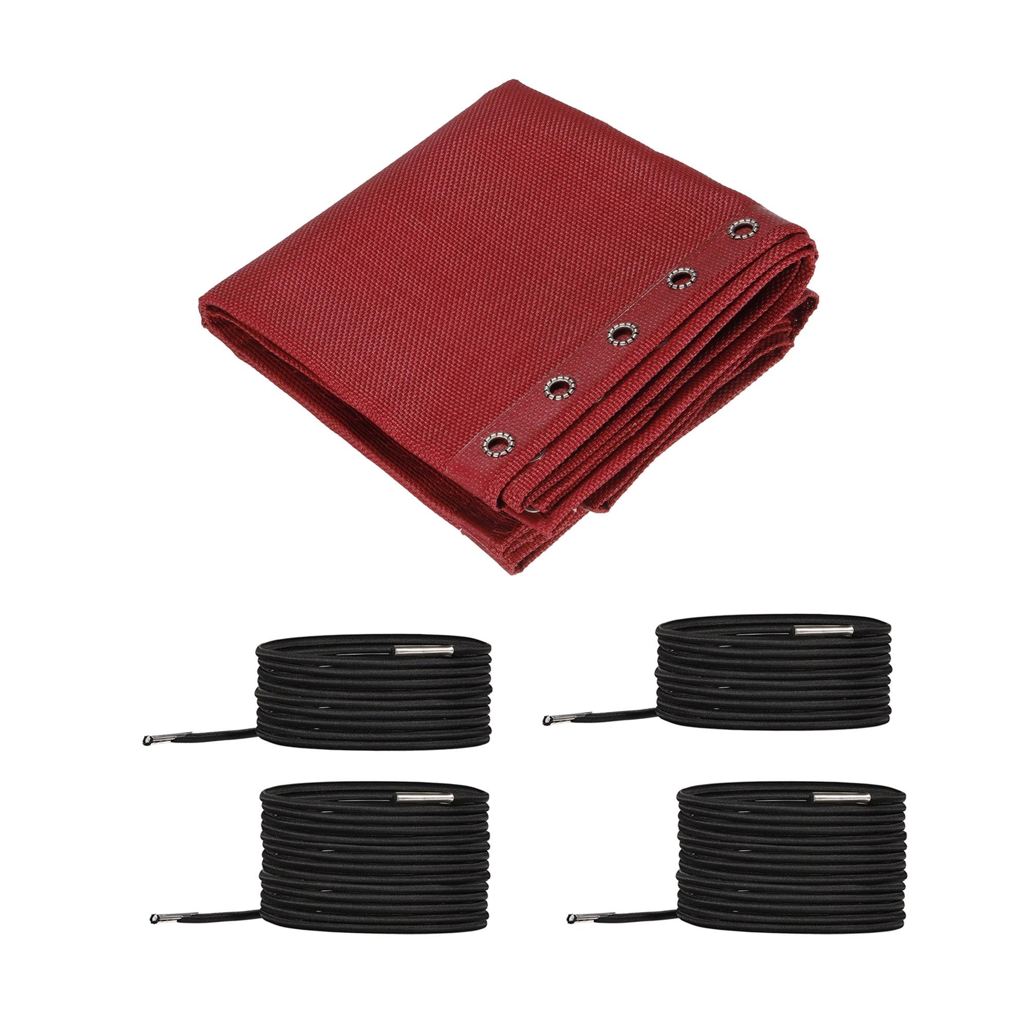 Uxcell Gravity Chair Replacement Fabric Recliners Repair Kit with Ropes, Red