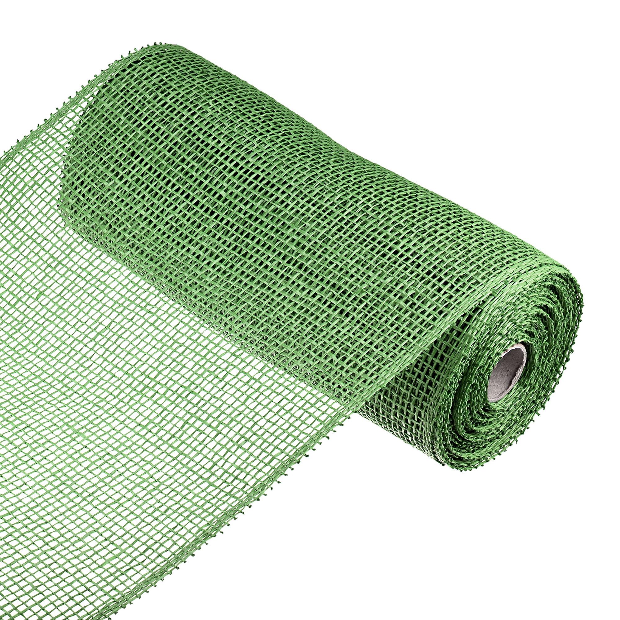 LKWLPD Decor Mesh PP Burlap Mesh 10 Inch X 10 Yards Decorative Wrapping Ribbon Poly Mesh Wrap for Home Party Christmas Decoration Olive