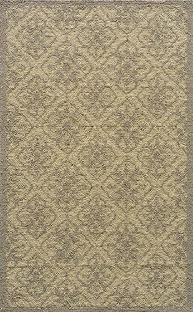 Momeni  Veranda Hand Hooked Geometric Indoor Outdoor Rug 5' x 8' 5' x 8' Outdoor, Indoor, Handmade Rectangle