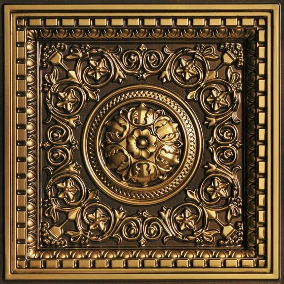 FromPlainToBeautifulInHours Rhine Valley 2 Ft. X 2 Ft. Drop-In PVC Ceiling Tile (Set of 25)