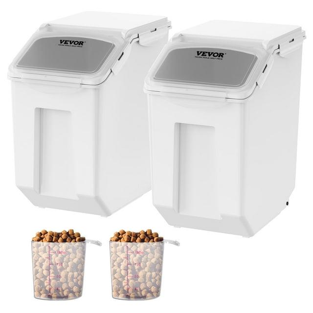 VEVOR VEVOR Rectangle PP Food Storage Container with Lid (Set of 2)