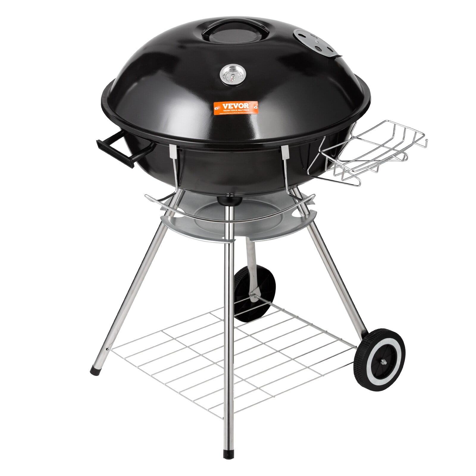 VEVOR 32'' Black Porcelain-Enameled Kettle Charcoal Grill