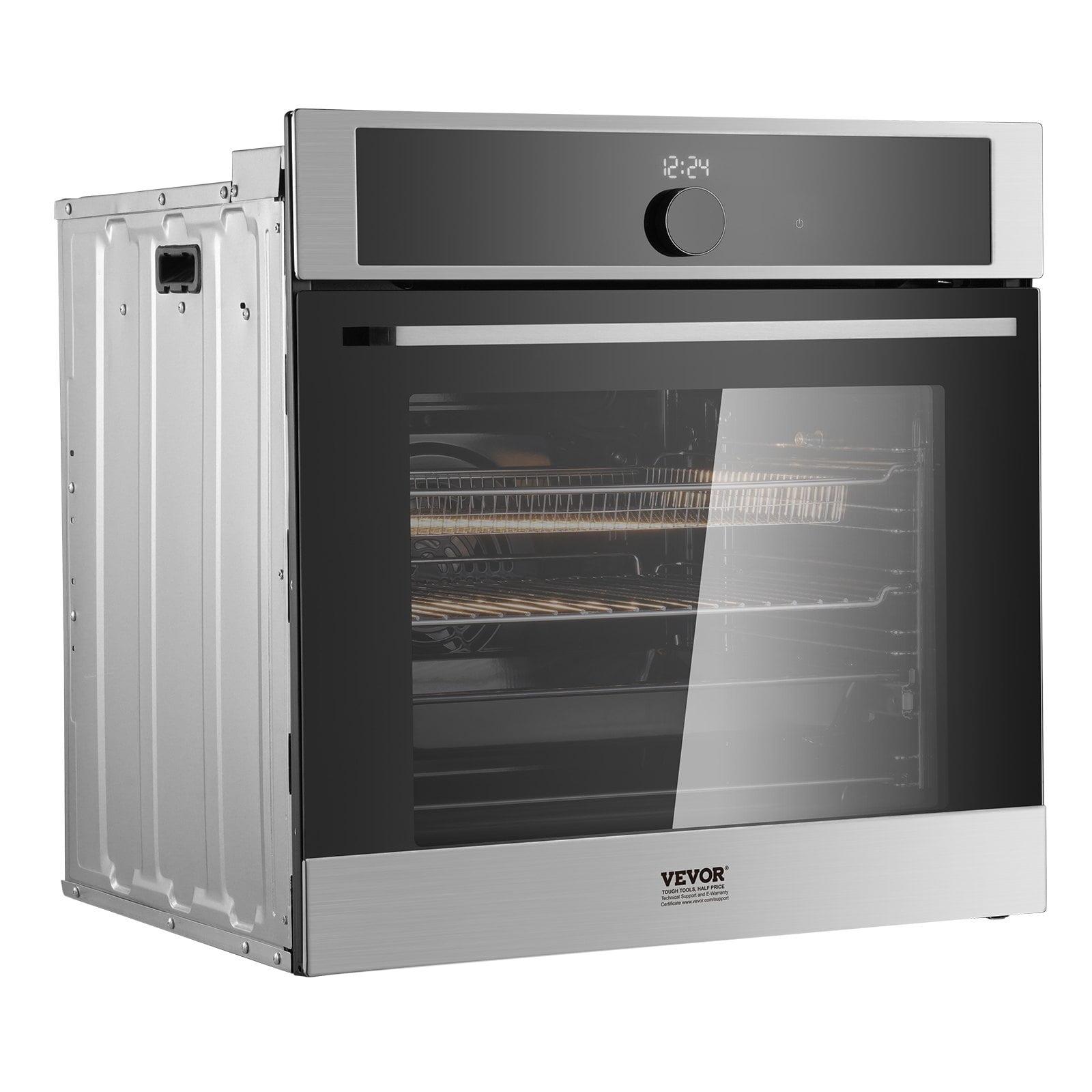 VEVOR 23.4 Electric Wall Oven with Soft Close Door