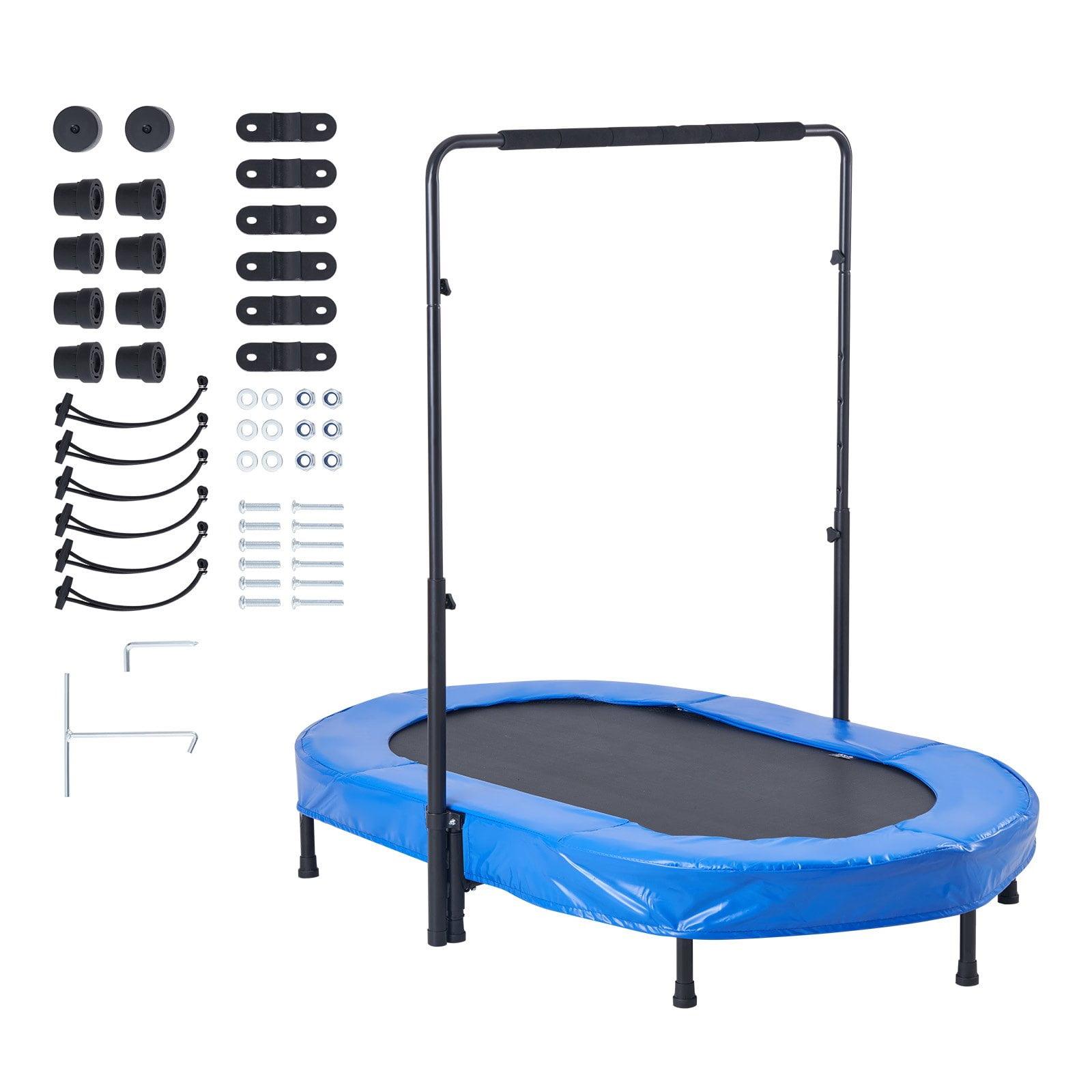 VEVOR 56" Trampoline for Kids Foldable Mini Toddler Trampoline Indoor Outdoor
