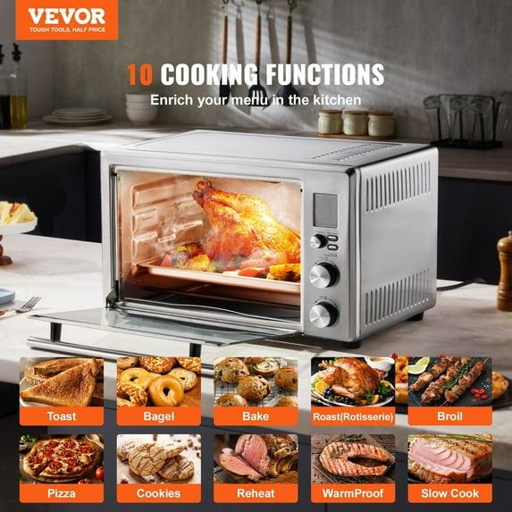 Stellweilan Tessberg Countertop Convection Oven 28L Toaster Baker 10-IN-1 1800W for Home Use