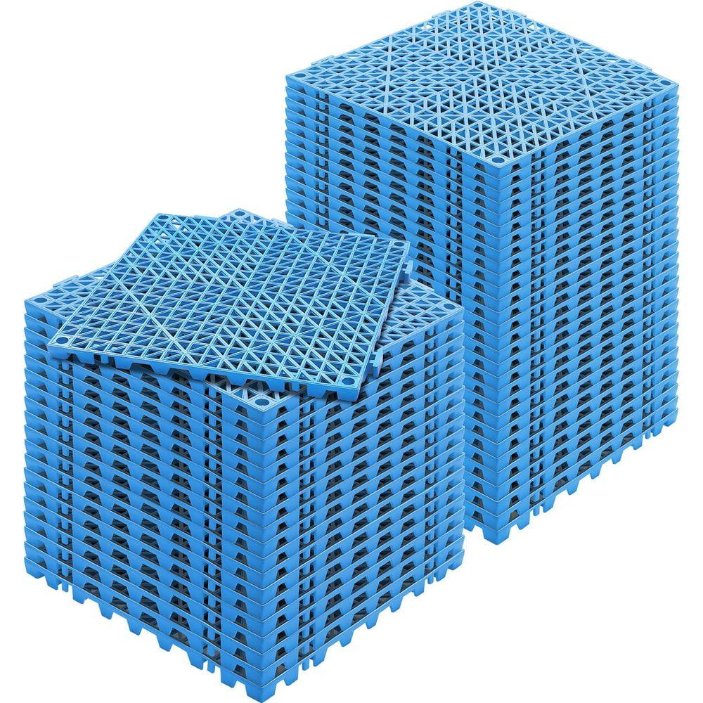 VEVOR VEVOR 12" X 12" Drainage Mats In Different Colors VEVOR 12 W x 12 L Outdoor Deck Tiles (Set of 50)