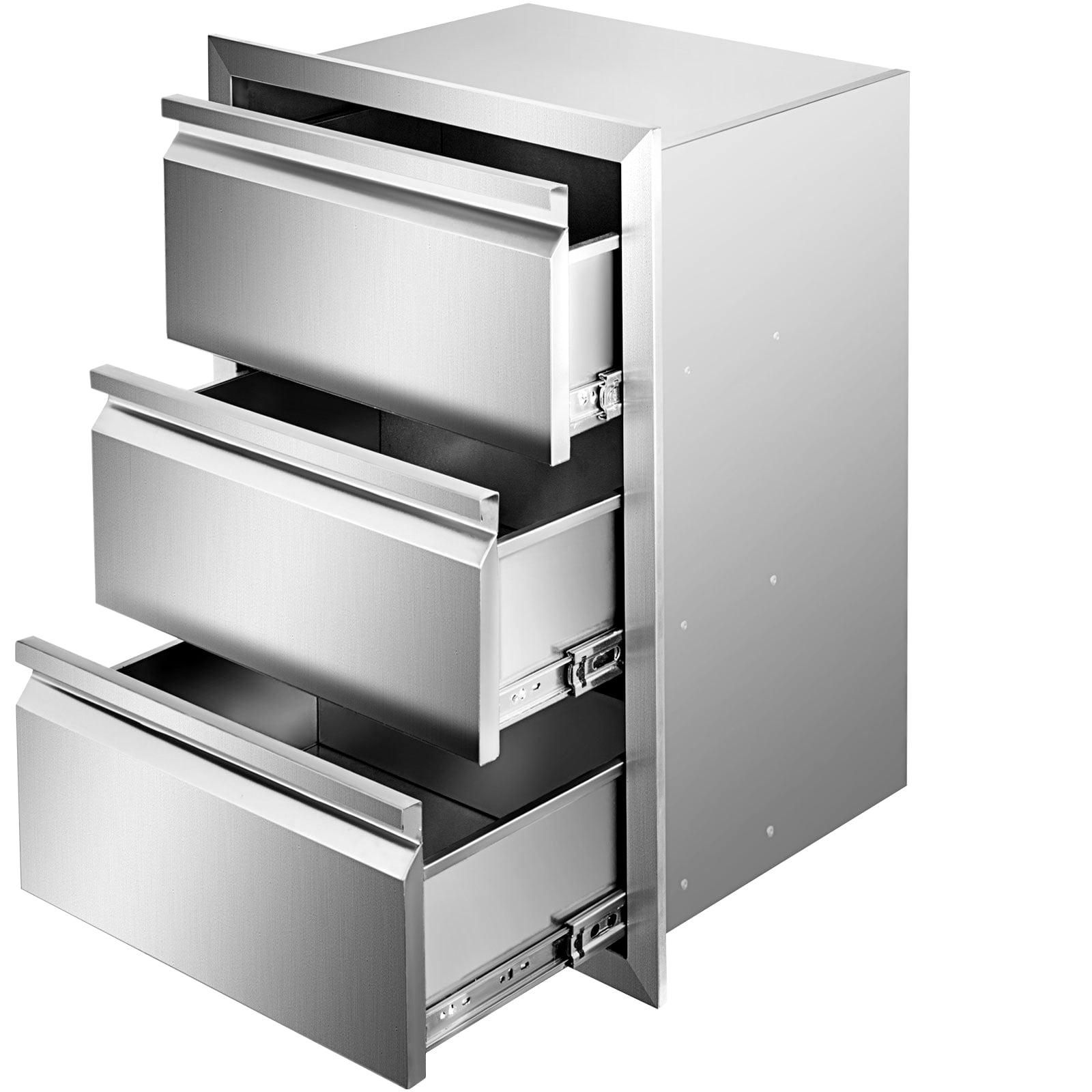 14.7'' Stainless Steel Drop-In Drawers