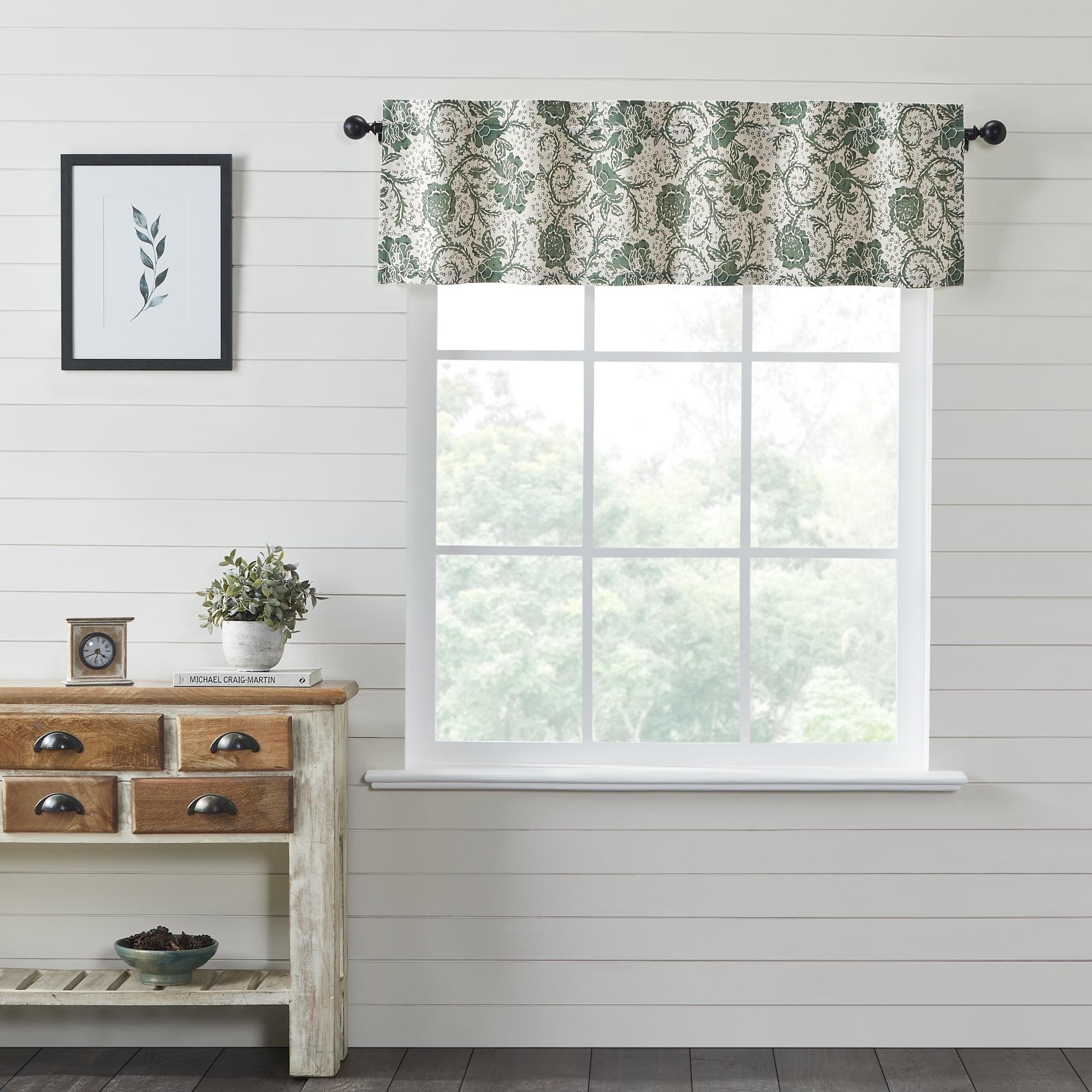 Grovelane Axminster Cotton Floral Tailored Window Valance