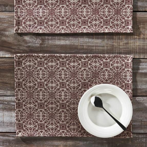 VHC Brands Custom House Geometric Rectangle Placemat (Set of 2)