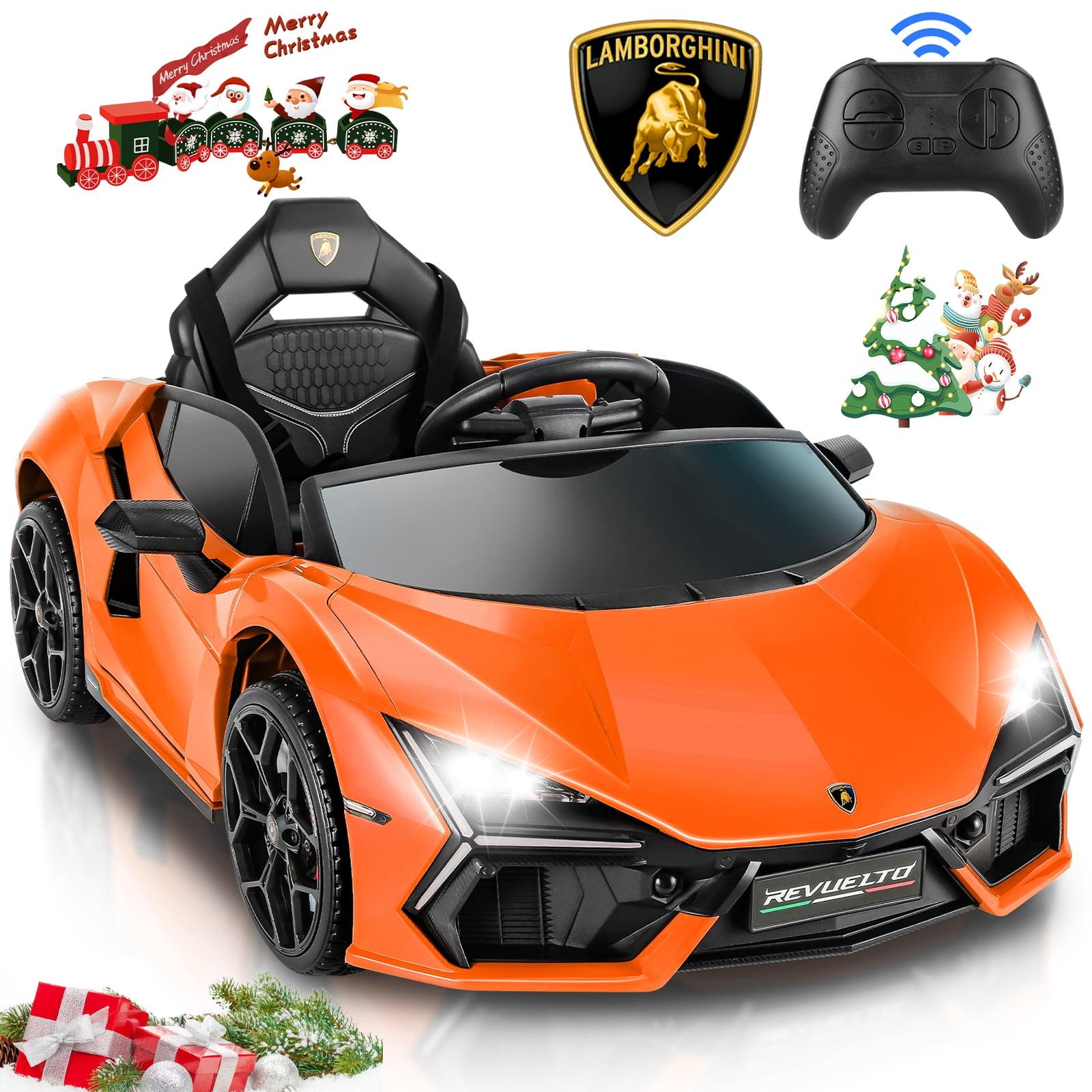 12V Kids Ride On Car, Licensed Lamborghini Revuelto Electric Car For Kids