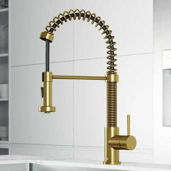 Edison 19" H 1-handle Pull-Down 2-Function Sprayer Kitchen Faucet