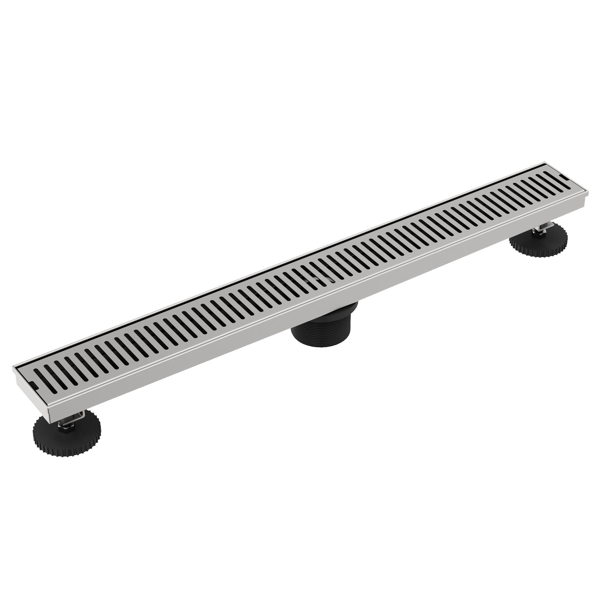Elan 24" Rectangular Grate Linear Grid Shower Drain