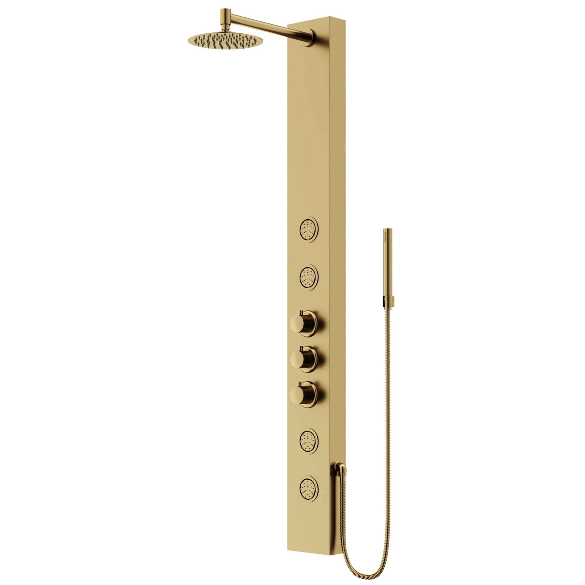 Ellington 59" H X 6" W EZDivert™ 4-Jet Shower System with Hand Shower Wand & Adjustable Shower Head